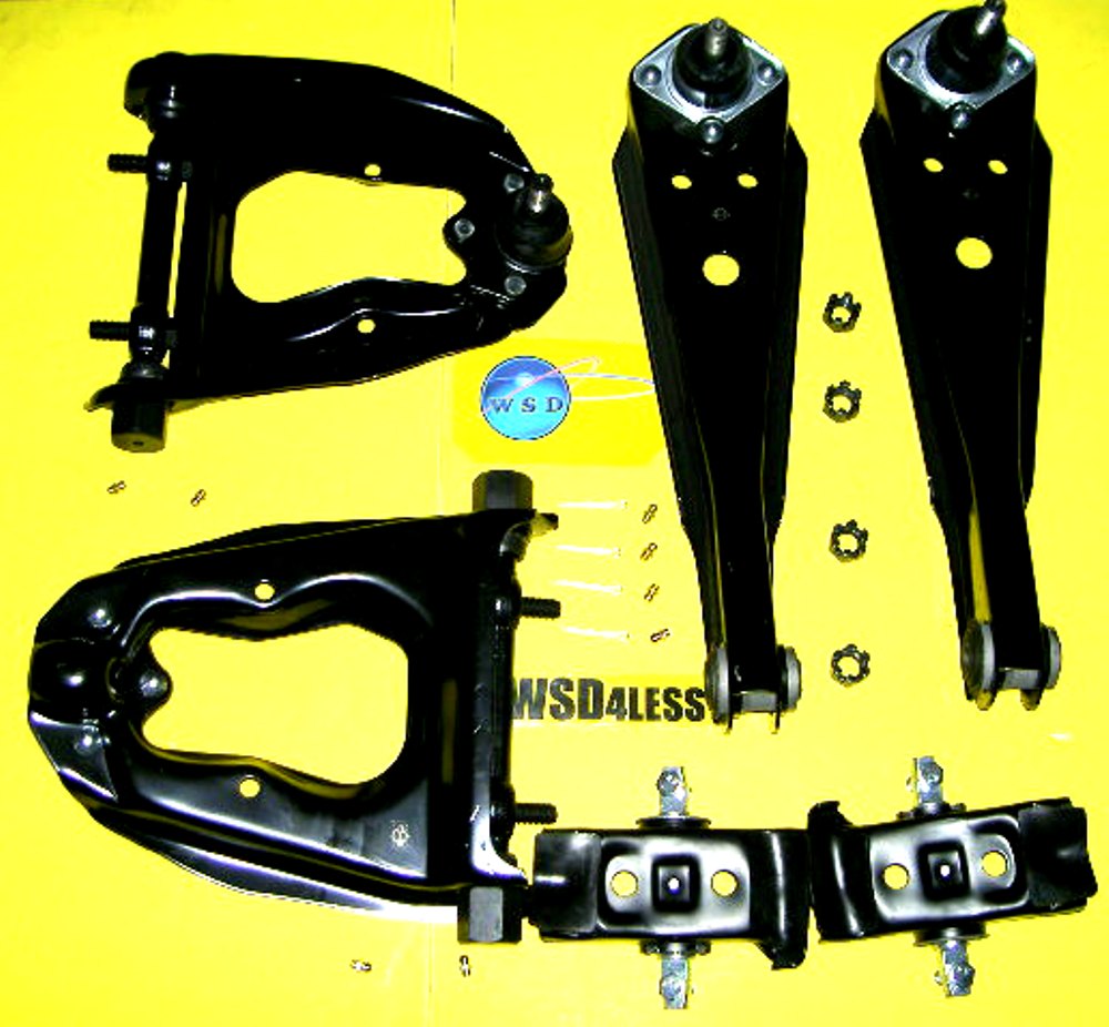 (image for) D523KIT Upper lower control arm kit with spring perch 6 pieces Mustang 1967 1973 1968 1970 Comet 1968 1970 Falcon 1968 1970 Fairlane 1970 1974 Maverick kit